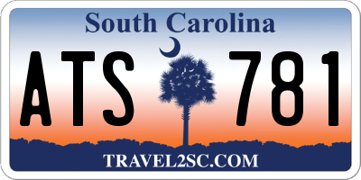 SC license plate ATS781