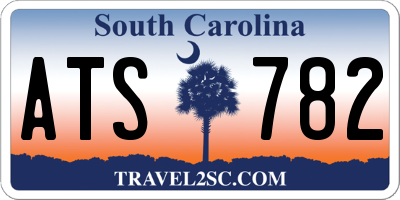 SC license plate ATS782