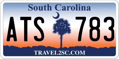SC license plate ATS783