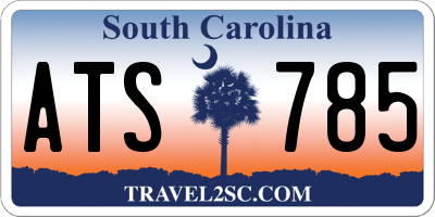 SC license plate ATS785