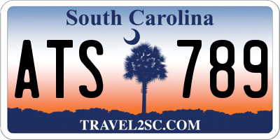 SC license plate ATS789
