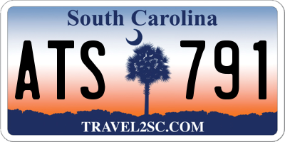 SC license plate ATS791