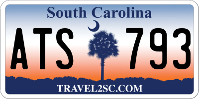 SC license plate ATS793