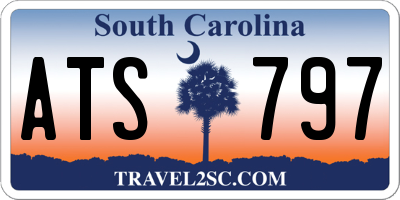 SC license plate ATS797