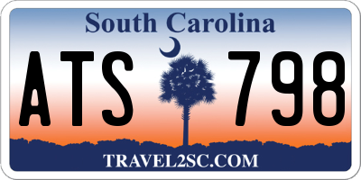 SC license plate ATS798