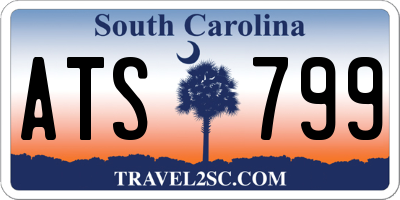 SC license plate ATS799