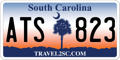 SC license plate ATS823