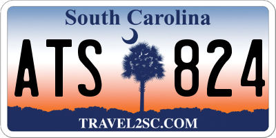 SC license plate ATS824