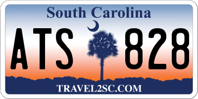 SC license plate ATS828