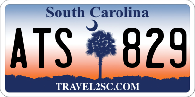 SC license plate ATS829