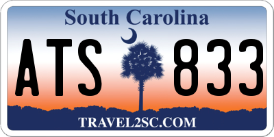 SC license plate ATS833