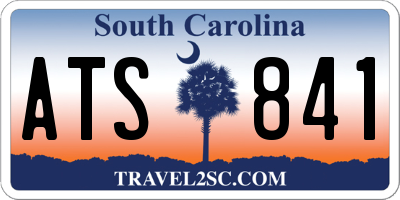 SC license plate ATS841