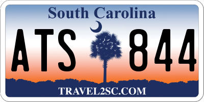 SC license plate ATS844