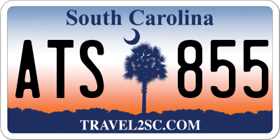 SC license plate ATS855