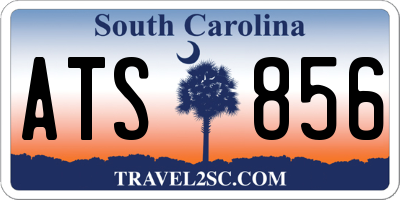 SC license plate ATS856