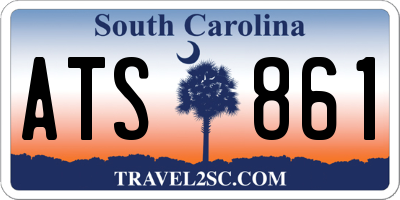 SC license plate ATS861
