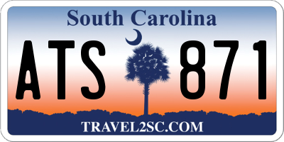 SC license plate ATS871
