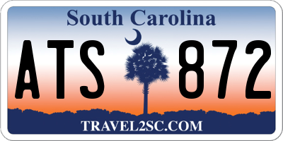 SC license plate ATS872