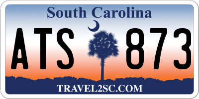 SC license plate ATS873