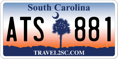 SC license plate ATS881
