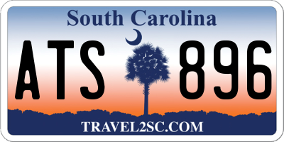 SC license plate ATS896