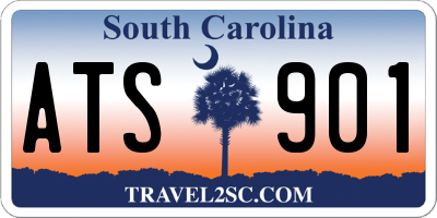 SC license plate ATS901