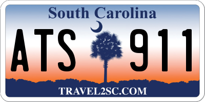 SC license plate ATS911