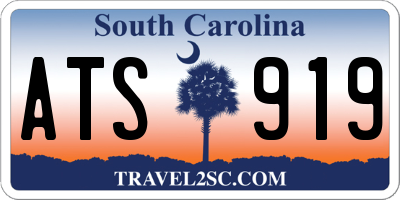 SC license plate ATS919