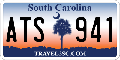 SC license plate ATS941
