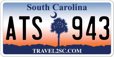 SC license plate ATS943