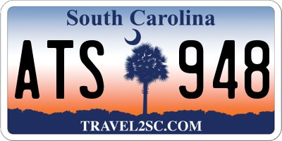 SC license plate ATS948