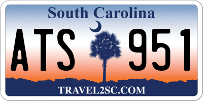 SC license plate ATS951