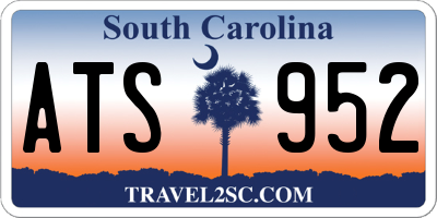 SC license plate ATS952