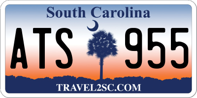 SC license plate ATS955