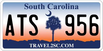 SC license plate ATS956
