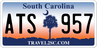 SC license plate ATS957