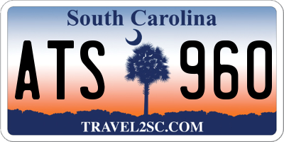 SC license plate ATS960