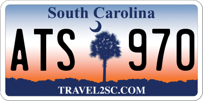 SC license plate ATS970