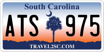 SC license plate ATS975