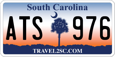 SC license plate ATS976