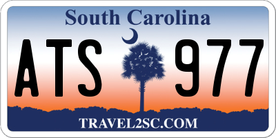 SC license plate ATS977