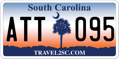 SC license plate ATT095