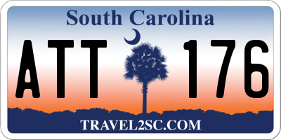 SC license plate ATT176