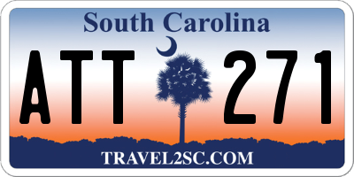 SC license plate ATT271