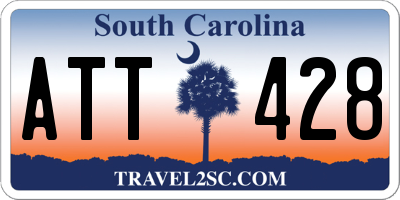 SC license plate ATT428