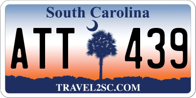 SC license plate ATT439