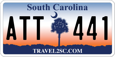 SC license plate ATT441