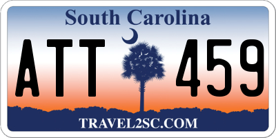 SC license plate ATT459