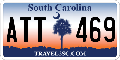 SC license plate ATT469