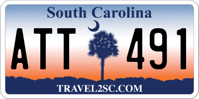 SC license plate ATT491